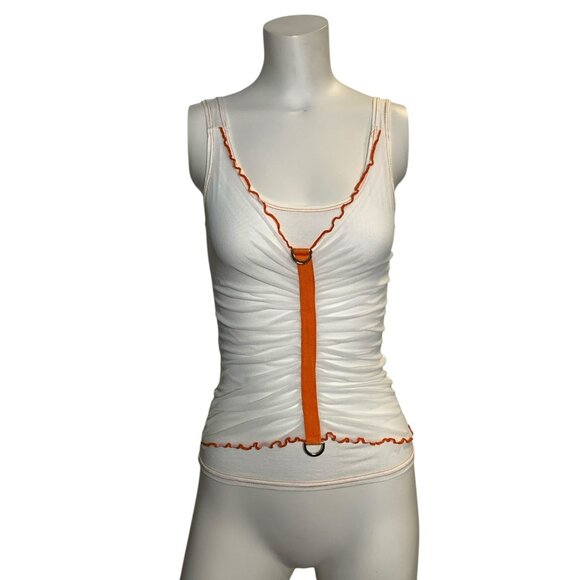 VTG Sharagano Y2K Fairy Coquette Whimsigoth Festival Coachella Boho Retro Top - Picture 1 of 4